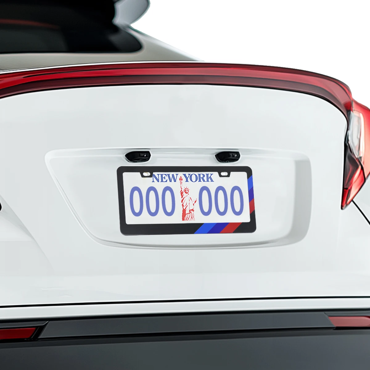 Popular in the market American standard size license plate frame three color color printing license plate frame suitable for Can
