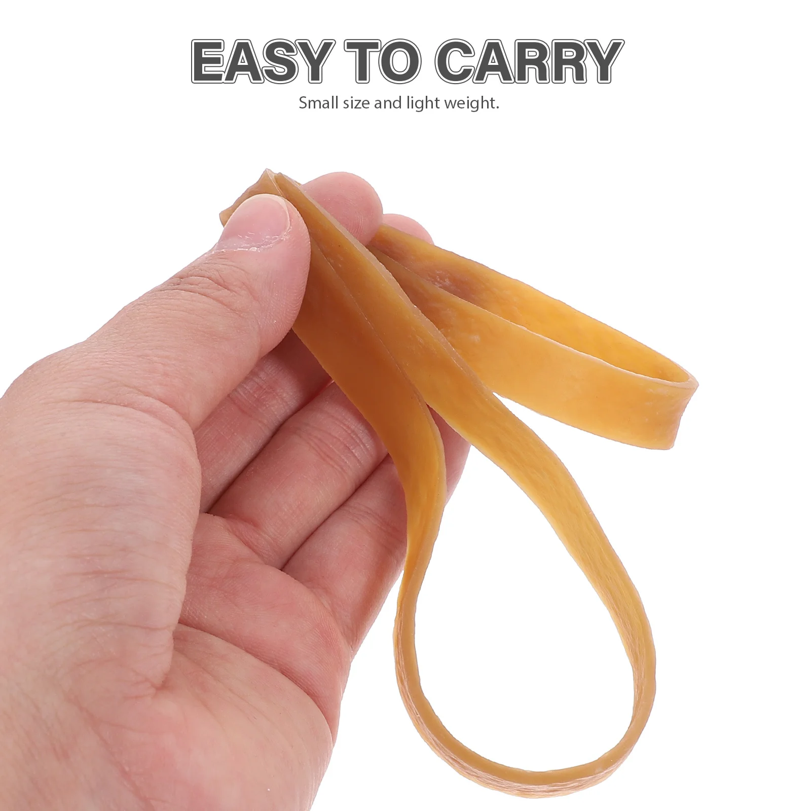 

1 Bag Of Heavy Duty Rubber Bands Thick Wide Elastic Bands For Office Supplies Trash Can Fixing Bulk Multi-Function Binding Belt