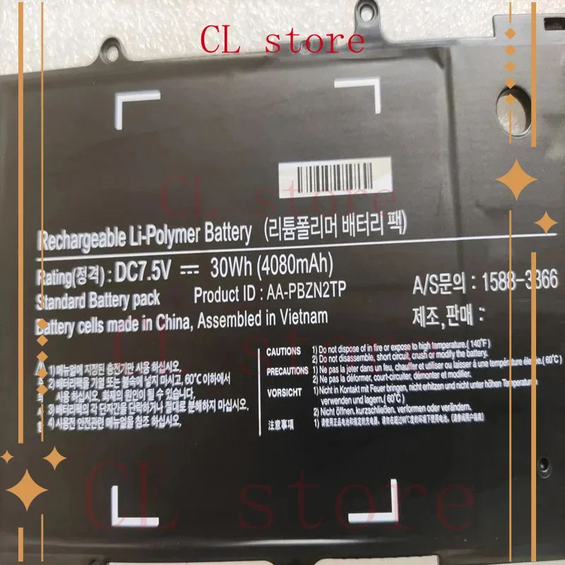 New AA-PBZN2TP Battery For Samsung Chromebook 3 ATIV XE500T XE503C XE500C XE303C12 NP905S3G NP915S3G NP910S3G NP905S3K NP910S3K