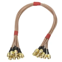 5-10 Uds RG316 conector macho SMA a conector macho SMA Cable de puente coaxial RF Pigtail 4 pulgadas ~ 10 pies