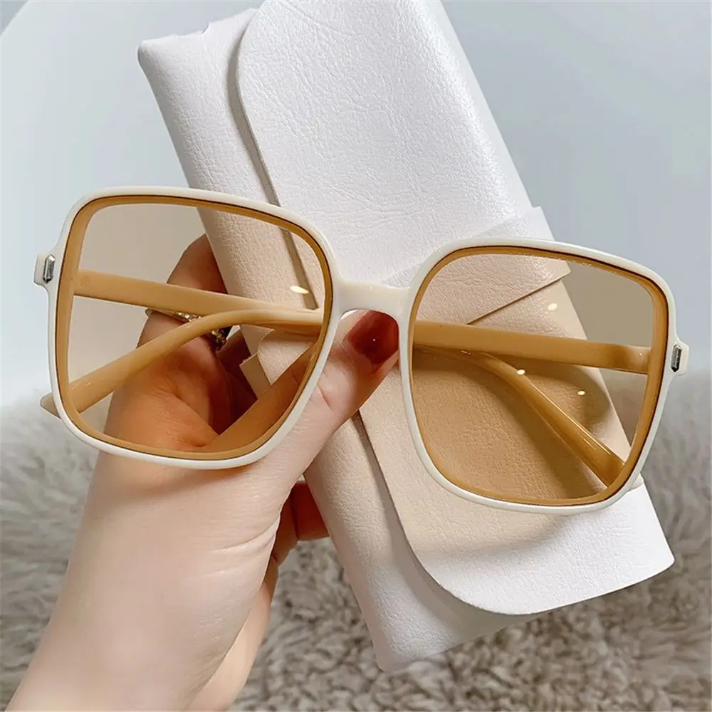 Luxury Driver Goggles Vintage Big Frame Eyewear for Lady Oversized Sunglasses Women Square Sun Glasses