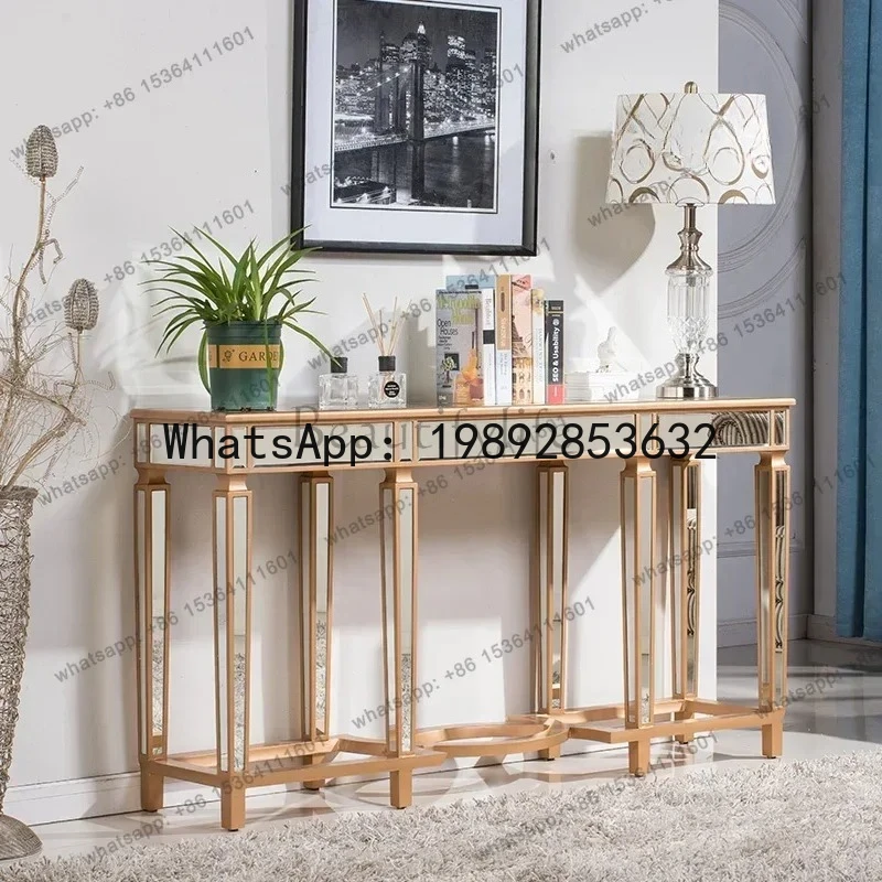 Light Luxury Entrance Table Simple Modern Entrance Strip Case Against The Wall Entrance Hall Storage Corridor European Style