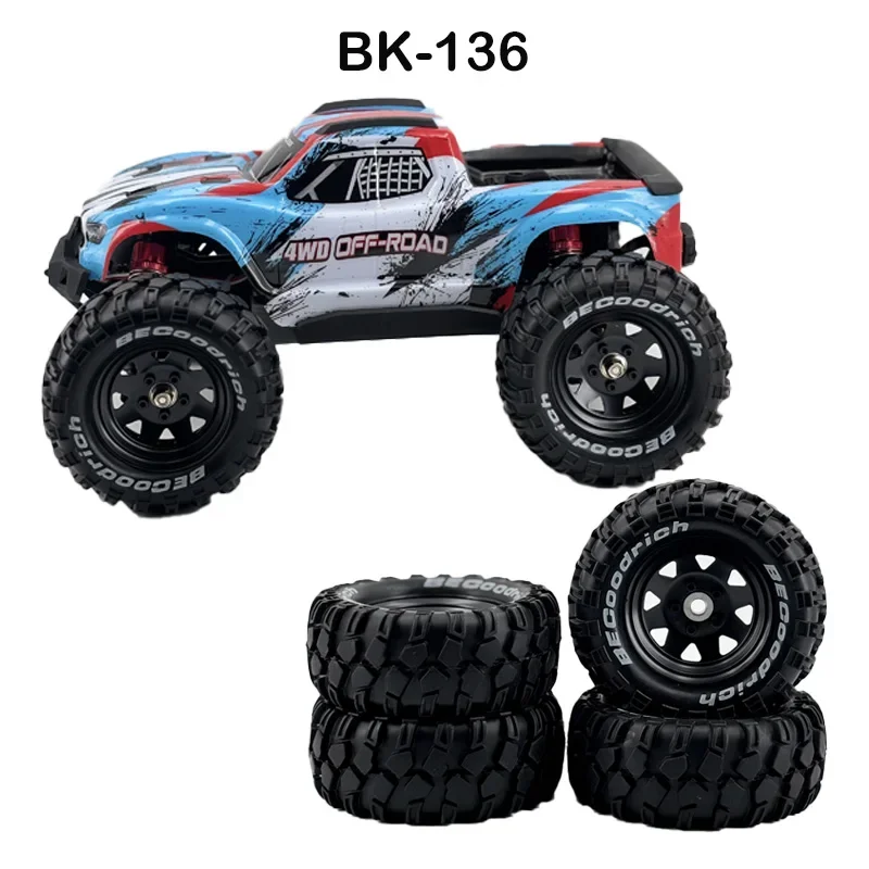 

RS RC 1.9" Rubber Tires Beadlock Wheels Rims for 1/10 RC Crawler Car Trxs TRX4 Axial SCX10 90046 90047 MST HSP Redcat Gen8