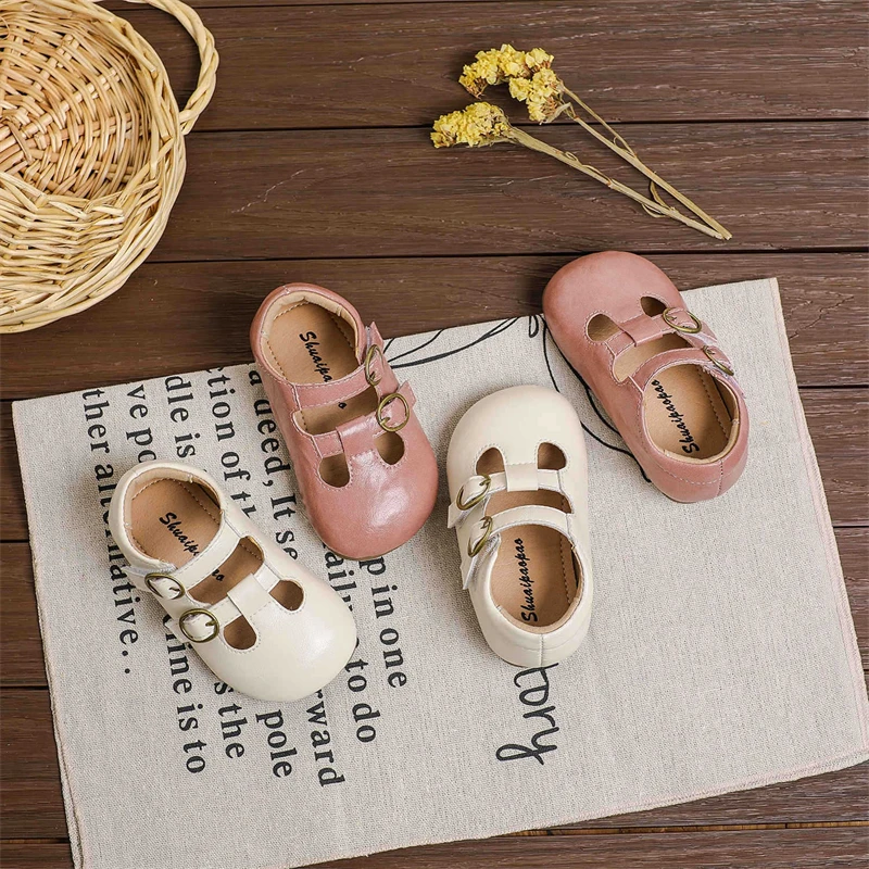 

Spring Autumn Baby Girls Leather Shoes Children Princess Shoes Non-slip Soft Sole Toddler Kids Casual Lightweight Shoes
