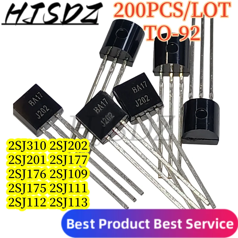 【200PCS/LOT】2SJ109 J111 J112 J113 J175 J176 J177 J201 J202 J310 TO-92  Transistor