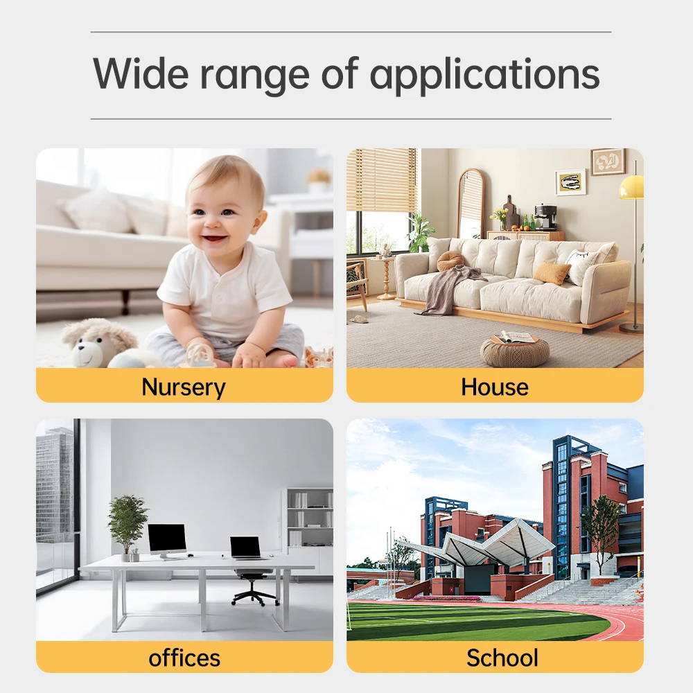 0~50℃ 20~95%RH LCD Temperature and Humidity Meter Magnetic Thermometer Monitor Multi-function Clock Home Kitchen Indoor