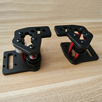 #215F 2Pcs/Set X-Axis All Metal Idler Gear Seat/Holder for VORON 2.4 R2 / Trident - 3D Printer Parts (Black)