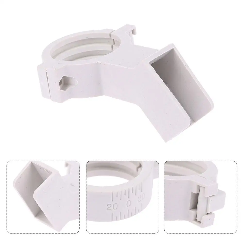 High Frequency Head Clamp TV Antenna Jig Bracket Clamp KU White Tuner Thickened LNB Plastic Jig Fixed Household Mounting D0T2