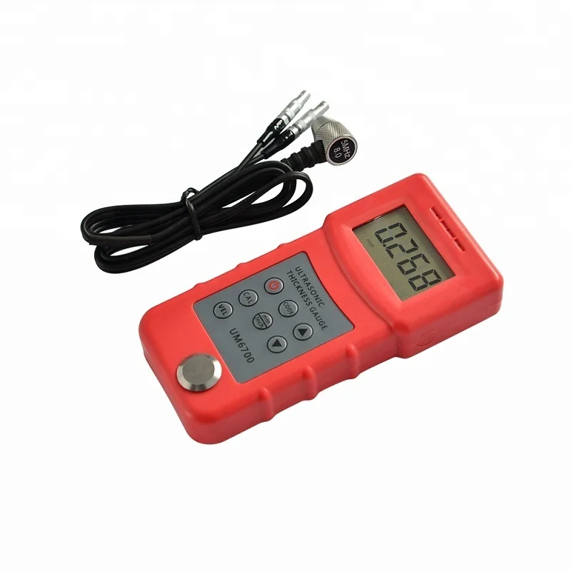 UM6700 Digital Ultrasonic Thickness Gauge For Plastic, Pipe, Metal