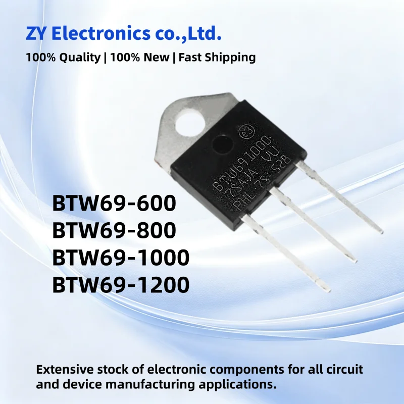 10PCS Brand New BTW69-1000 BTW69-600 BTW69-800 BTW69-1200 BTW69 TO-3P Unidirectional thyristor