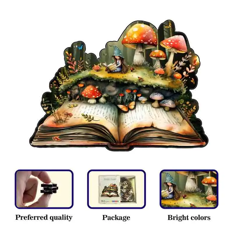 لعبة ألغاز الفطر، ألغاز غير منتظمة، هدية العيد، مجموعة ألعاب تخفيف الضغط