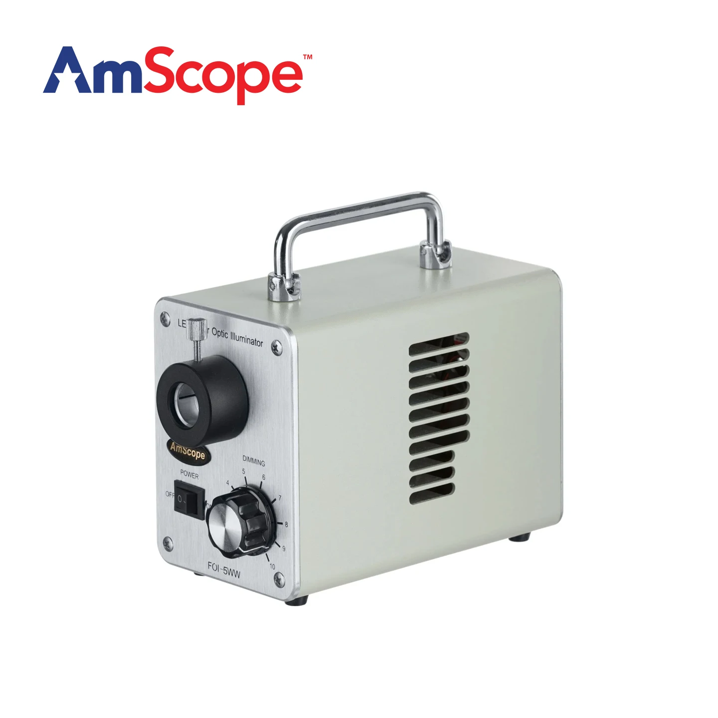 AmScope 50W LED Cold Fiber Optic Illuminator
