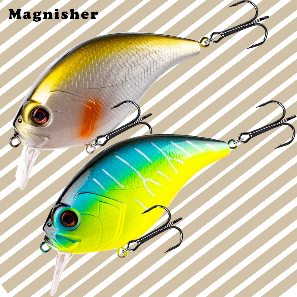 Magnisher Big Size Crankbait 11.5cm 47g Floating Hard Artificial Baits for Bass Fishing Lures Wobble 3X  Hooks Crank Tackle