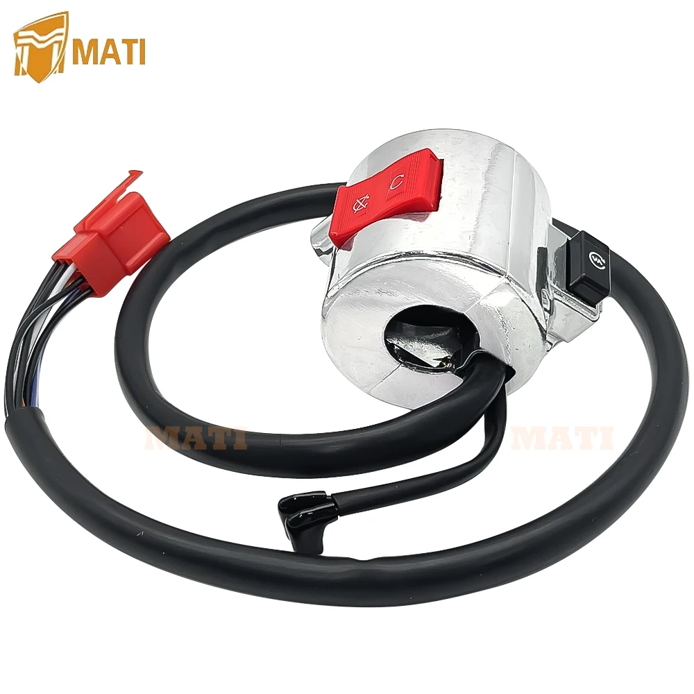 Right Start Stop Kill Control Switch for Honda VTX1800 VTX 1800 C/F/N/R/S/T 2002-2008 35130-MCV-N22 35013-MCH-020 35130-MCH-F13