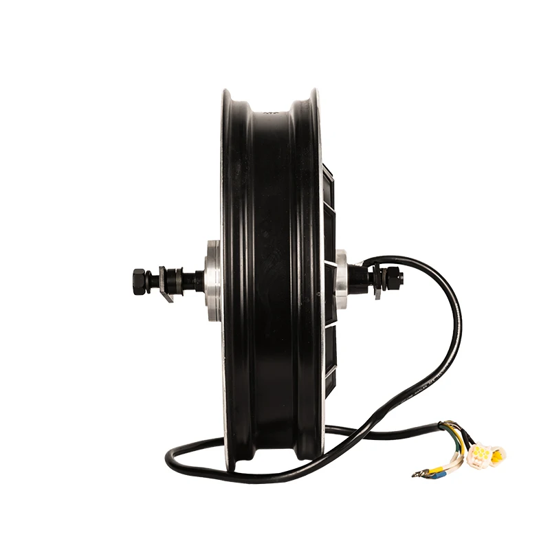 17 Inch 4000W 72V Fast Speed Powerful Electric Brushless Dc Motor For Motorcycle