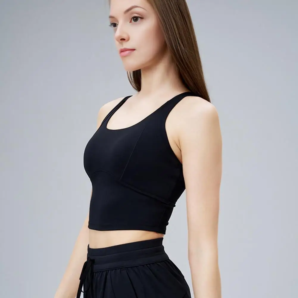 メッシュスプライシングスポーツブラ ハイインパクトレーサーバックスポーツブラ 女性用 パッド入りサポート付き ジムワークアウト ランニング フィットネスに最適