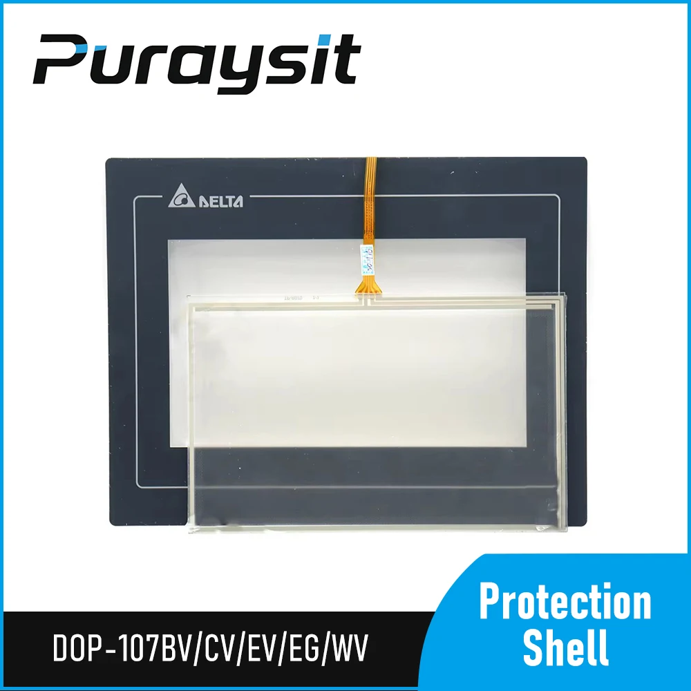 Puraysit 7inch DOP-107BV CV EV EG 107WV HMI Touch Pad Touch Panel Film Mask