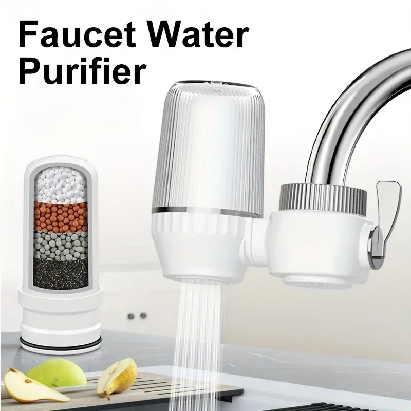 

Kitchen Faucet Pre-filter Household Splash-proof Ceramic Activated Carbon Direct Drinking Water Purifier
