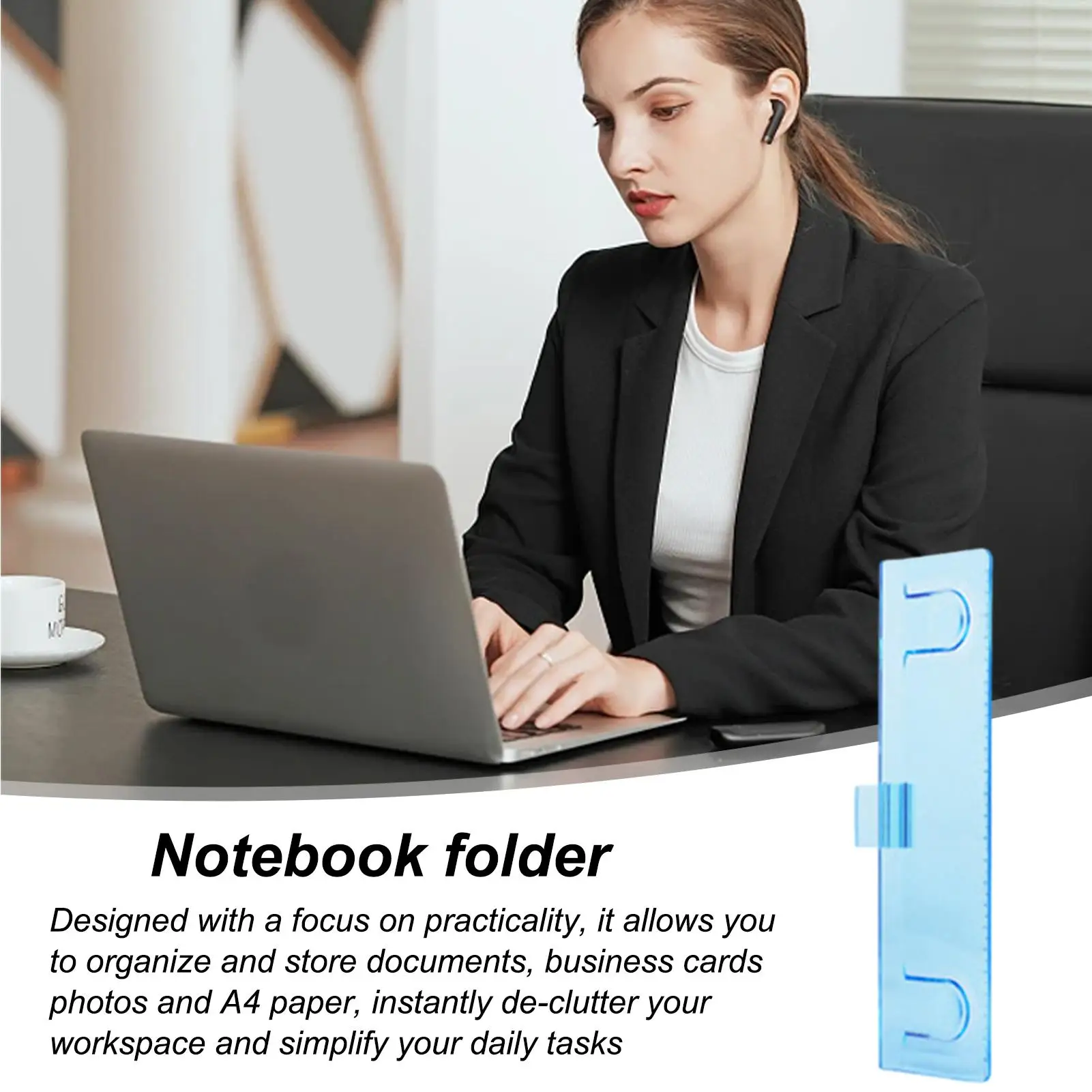 Documents Holder Clip Desktop Book Stands Computer Desk Organizer Monitor Computer Monitors Supplies School Supplies Office Book
