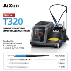 AIXUN T320 Soldering Station Precision Intelligent Rework Tools With T245 or T210 Soldering Iron Tip For for PCB BGA Repair