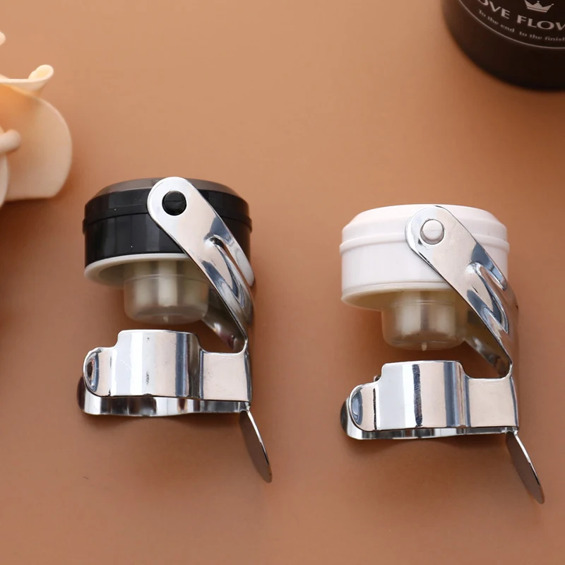 * Stainless Steel Champagne Stopper Bottle Sealer for Champagne Wine Built-In Pump