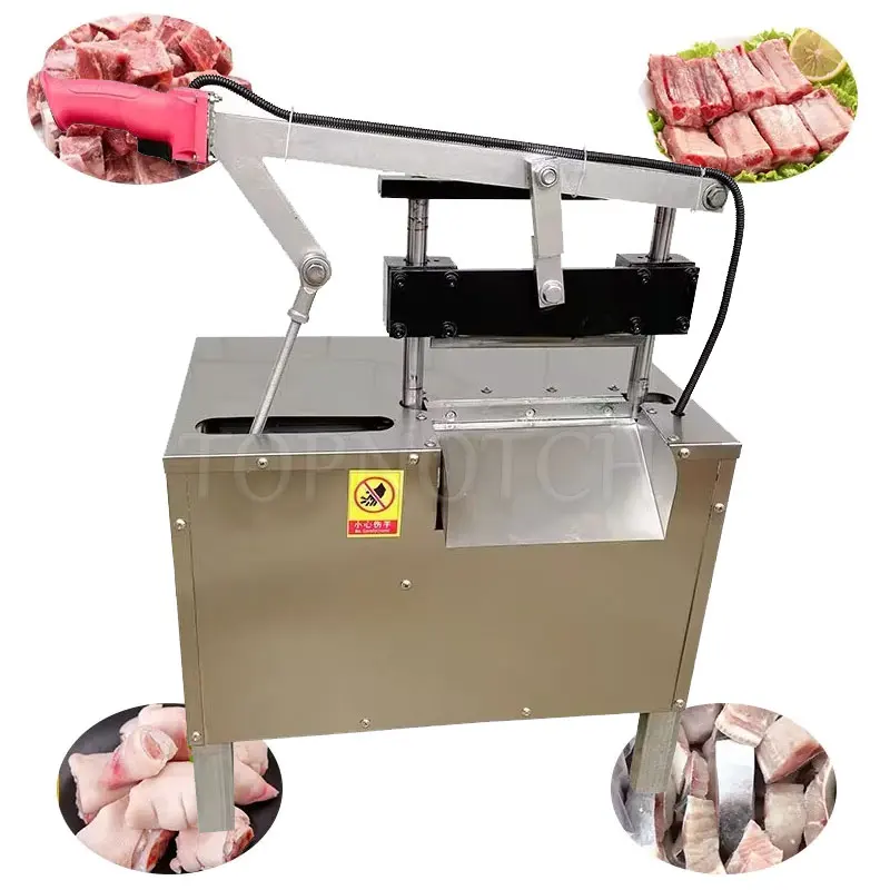 Stainless Steel Sheep Bone Chopper Commercial Hydraulic Bone Sawing Machine Cutting Frozen Fish Meat Machine