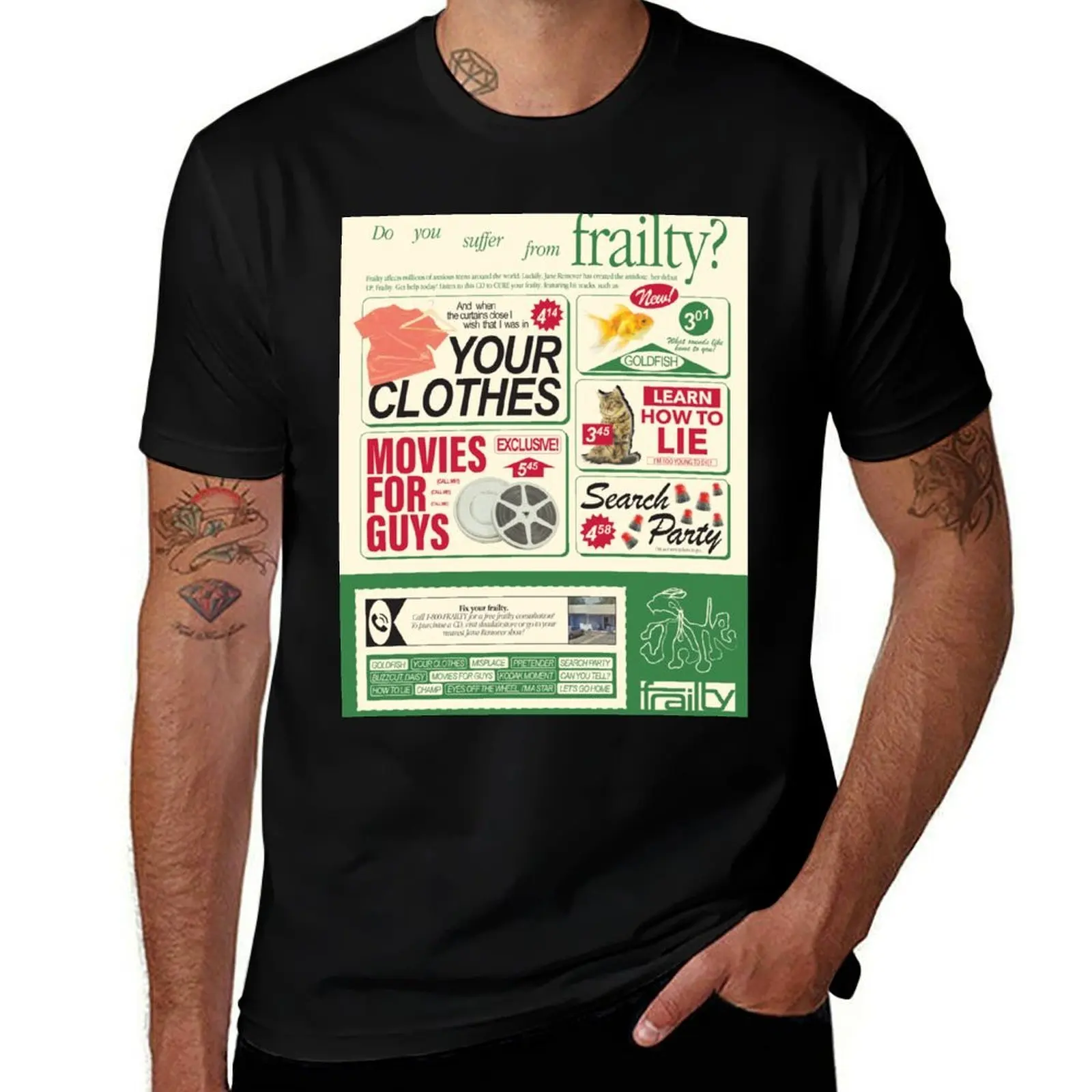 

Jane Remover Frailty Poster T-Shirt summer 2025 graphic t shirt vintage oversize t-shirts man Men's t shirts