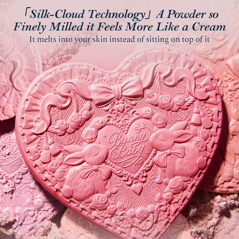 Flower Knows Bunny Garden Collection Embossed Blush