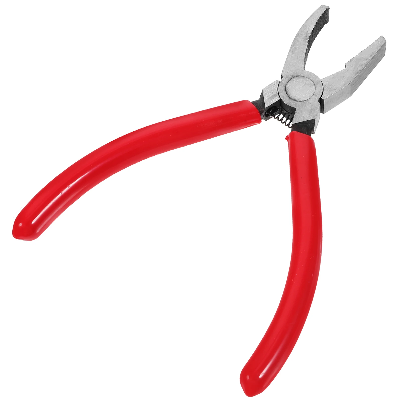 

8 Inch Breaking Pliers Heavy Duty Curved Jaws Colored Glass Cutting Studio Running Pliers Stained Glass Work Metal