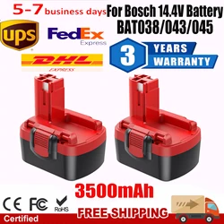 14.4V 3500mAh Voor Bosch Ni-Mh Batterij Voor Bosch D70745 BAT038 BAT043 Oplaadbare Tool Batterij D70745 PSR 12 GSR 12 VE-2 GSB12