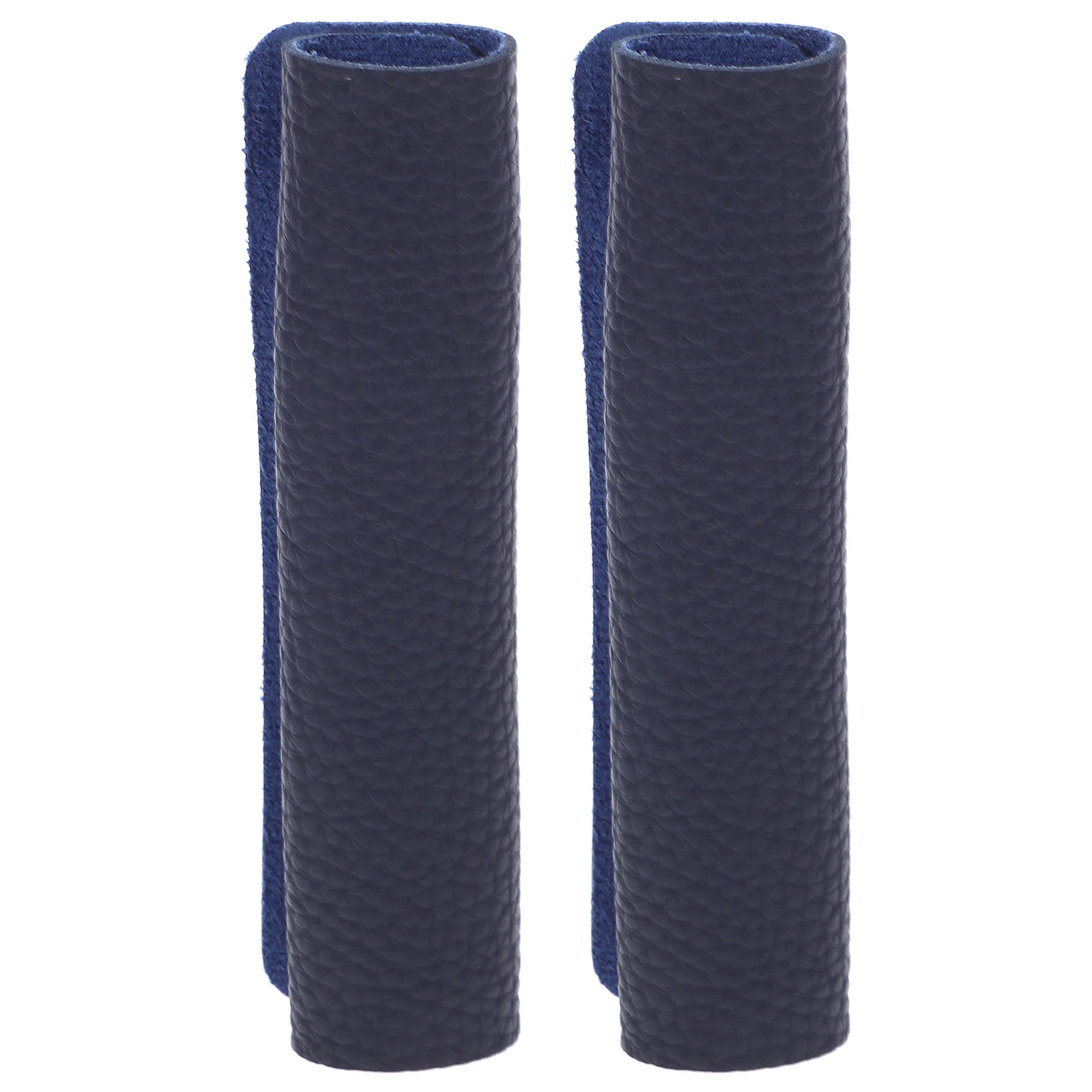 

2 Pcs Handle Handbag Cover Wrap to Weave Suitcase Pu Luggage Protector for Bags