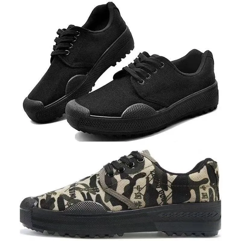 Industrial Rubber Sole Work Shoes Non Slip Safety Construction Training Sneakers Durable Labor Protective Footwear for Men Women