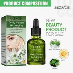 EELHOE Anti-Wrinkle Serum Aloe Vera Facial Essence Anti-aging,Relieve Fine Lines,Tighten Skin And Moisturizing Face Care Serum