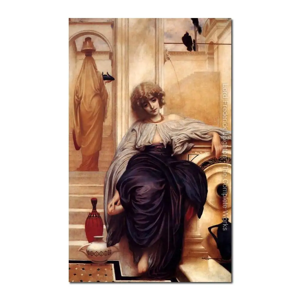 

Portrait art abstract Lieder Ohne Worte (Songs Without Words) by Frederic Leighton High quality Handmade