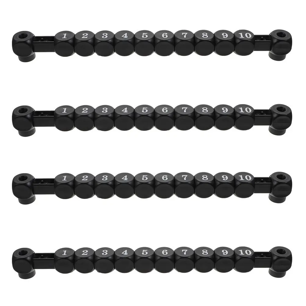 

4Pcs Table Football Score Keepers High-Durability Plastic Scoring Indicators for Soccer Tables Scorekeeper Bar Scoring Counters