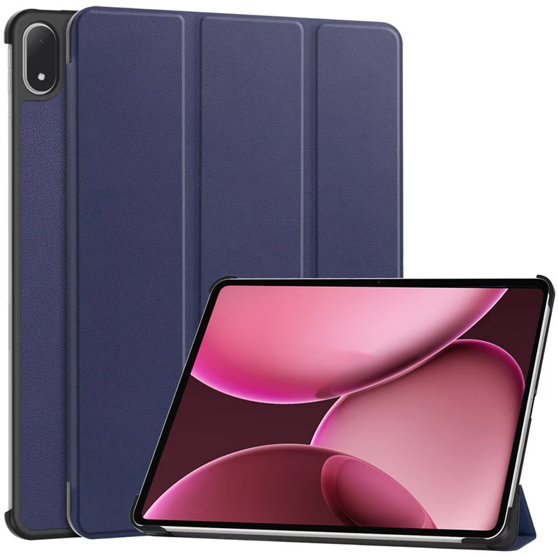 For OPPO Pad 4 Pro 2025 Case 13.2 inch Tri-folding PU Leather Hard Stand Smart Cover For Oneplus Pad 2 Pro / Pad 3 Case 13.2inch