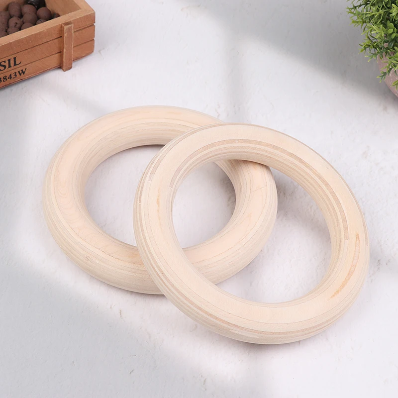 2 unids/pares anillo de madera portátil Crossfit anillos de gimnasia gimnasio fuerza de hombro entrenamiento físico en casa anillo de ejercicio físico