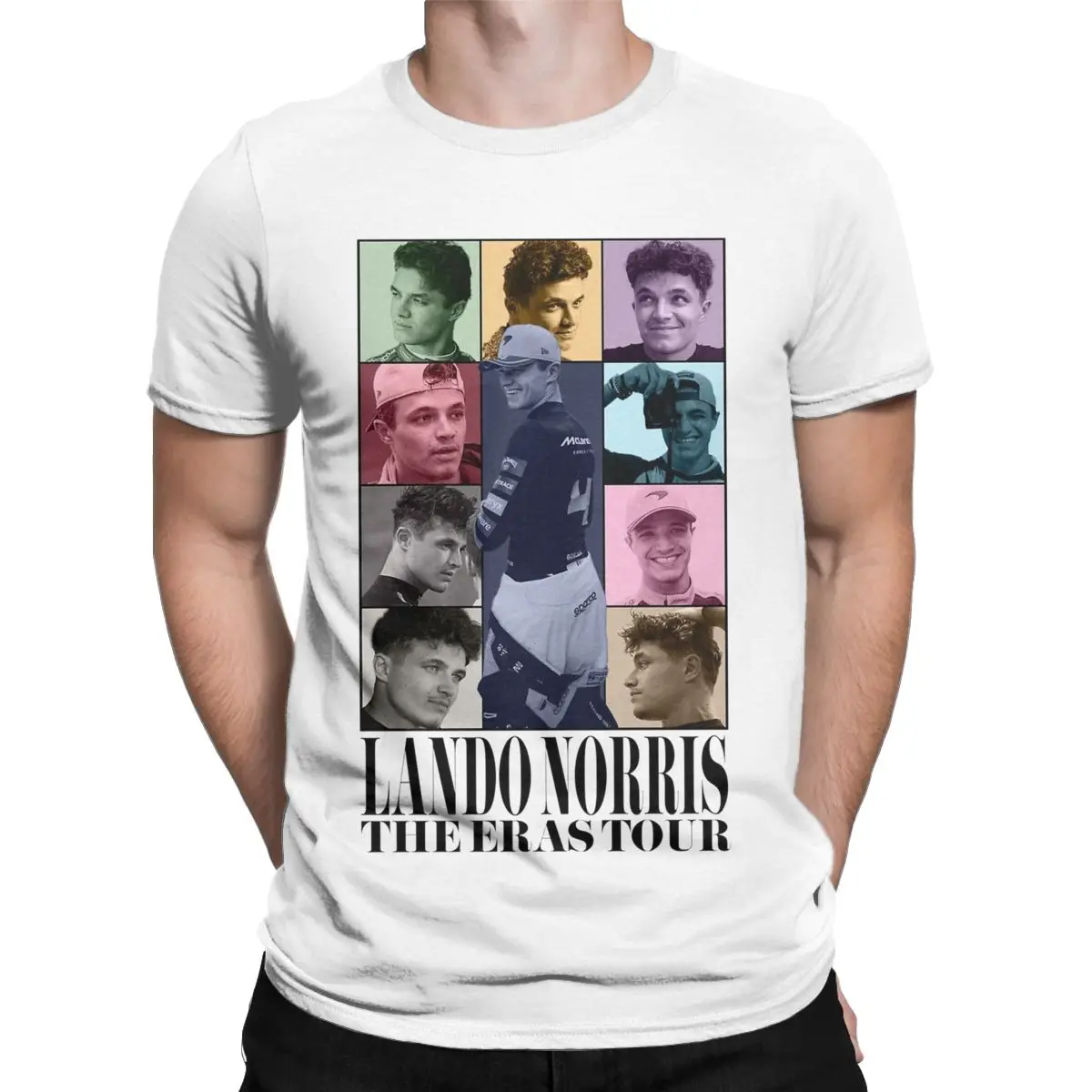 

Lando Norris The Eras Tour Racing Racer Merch Shirts for Men Women fan gift Unique Cotton New Arrival Tee Shirts