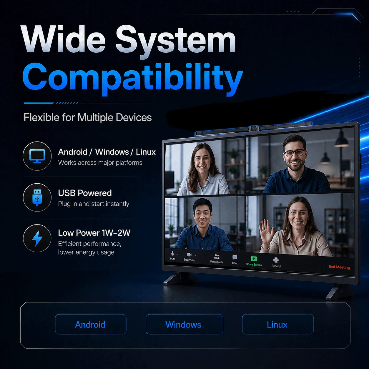 13MP 4K USB Camera Module for Video Conferencing product photo