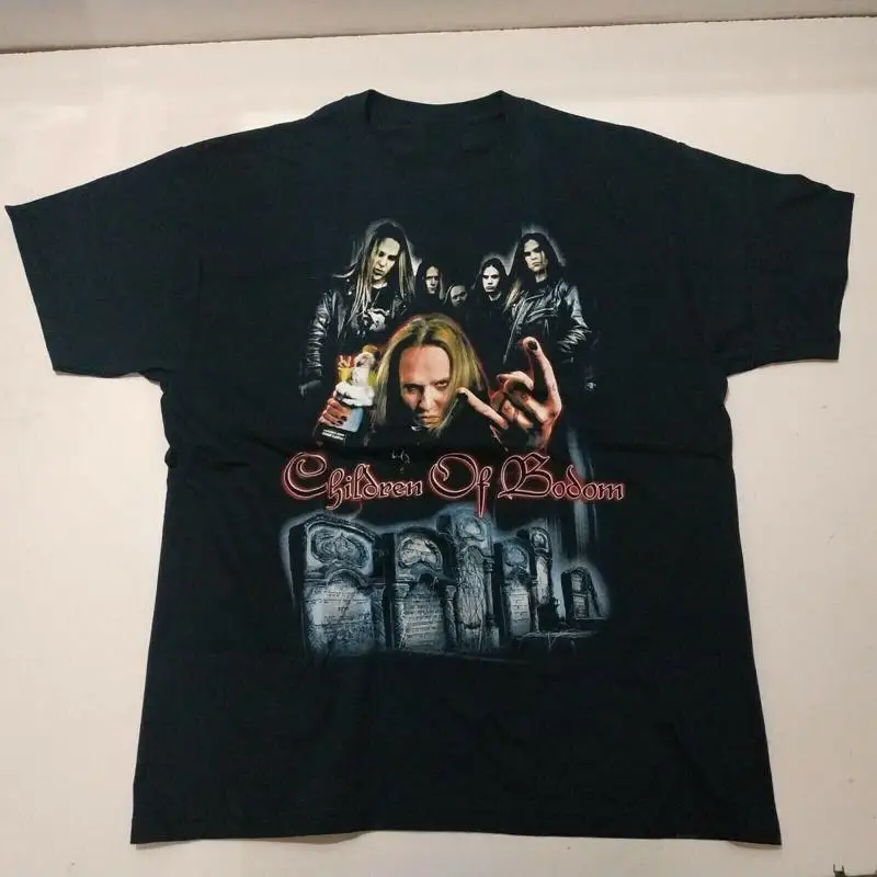 

Vtg Children Of Bodom Band Tour Concert Cotton Black T Shirt For Men In570