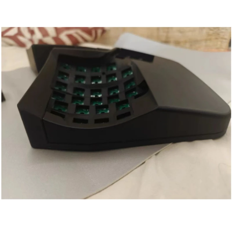 Imagem -04 - Kinesis-curved Dividir Kit Teclado Hot Plug sem Fio Split Ergo Layout Prog Inflamável Via Key Fdm 3d Print Personalizado