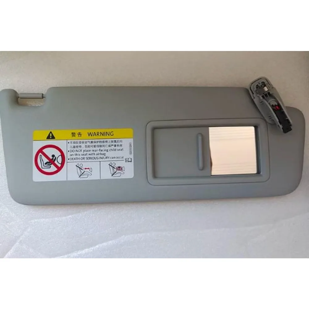 For Audi A3 A4L Q5L Q2L Sun Visor Makeup Mirror Driver Side Passenger Side Light Gray Sun Visor