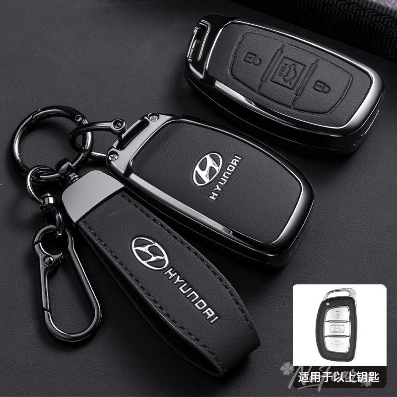 Car Key Case Cover Shell For Hyundai Mistra Elantra Sonata Verna Tucson 2011 2012 2013 2014 2015 2016 2017 2018 2019 2020 2021 - view 4