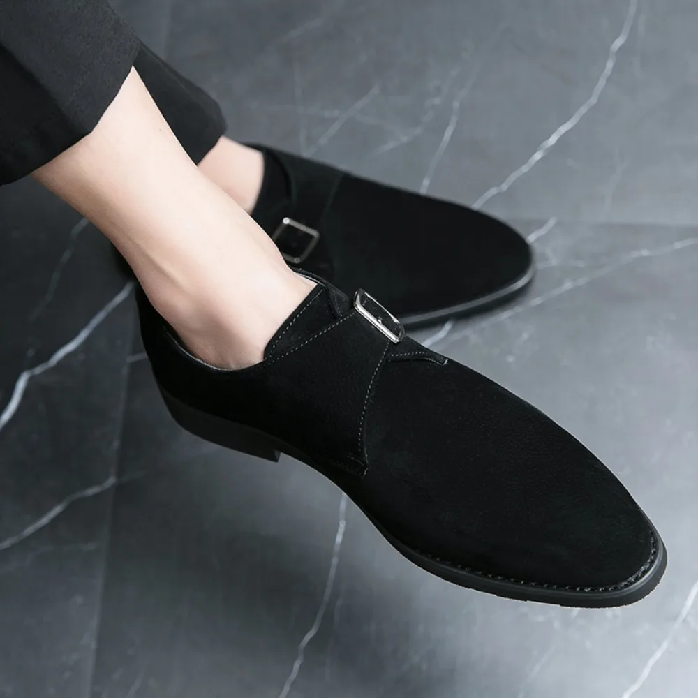 Fashionable Large Size Men's Leather Shoes Casual Trendy Shoe With Rubber Sole Summer Collection Cross-Border Plus Size Men's Fo
