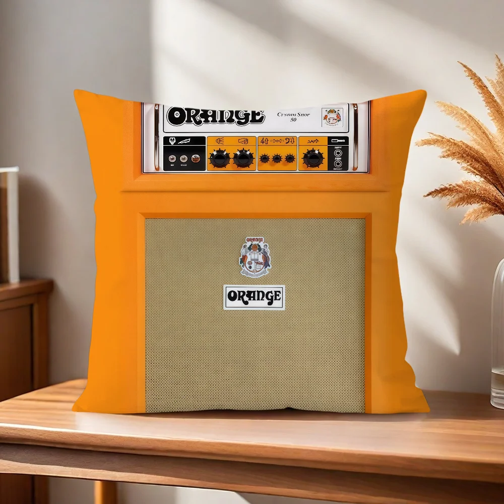 Kissenbezug im Aussehen eines klassischen Gitarrenlautsprechers für Zuhause, Sofa, Wohnzimmer, Büro, Café, Auto. – Detail 4