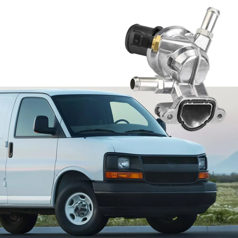 

1pc 12642691 24588515 ​for Chevrolet Express 3500 2017-2021 Engine Coolant Thermostat Housing Cover Assembly Engine Cooling Part