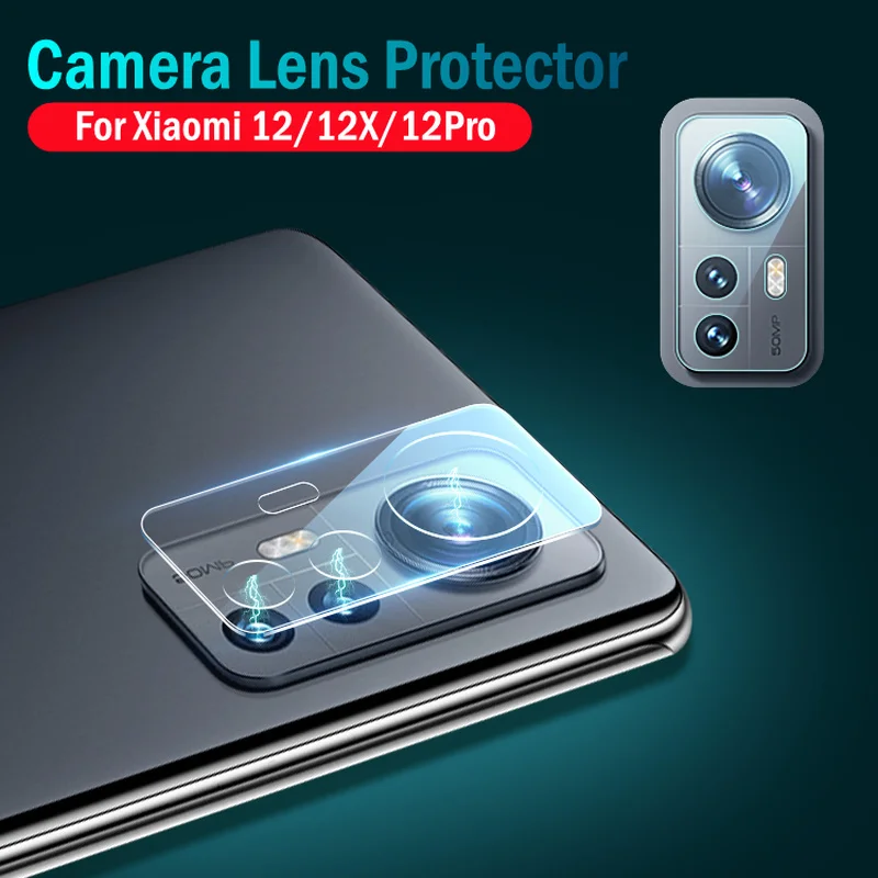 غطاء للعدسات لهاتف Xiaomi Mi 12Pro 12X 12 5G واقي كاميرا من الزجاج المقسى Mi 12 طبقة كاميرا واقية مضادة للخدش لهاتف Xiaomi 12