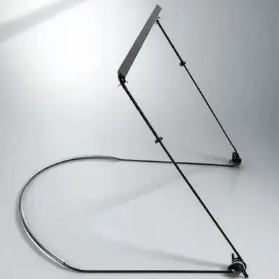 

Professional Adjustable Harmonica Neck Holder Black Zinc Alloy Support for 10-Hole 16-Hole Harp Stand Lightweight Music