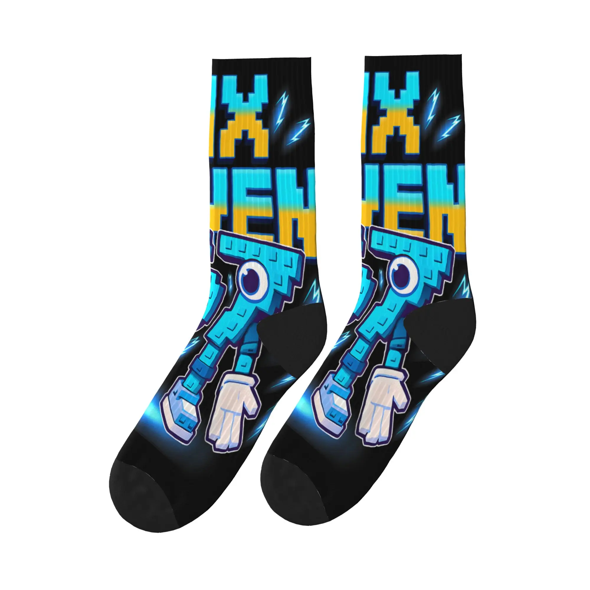 

Носки Six Seven Brainrot, итальянские, забавные, с мемами 67 Gaming, элегантные, осенние, нескользящие, мужские, для велоспорта, дышащие