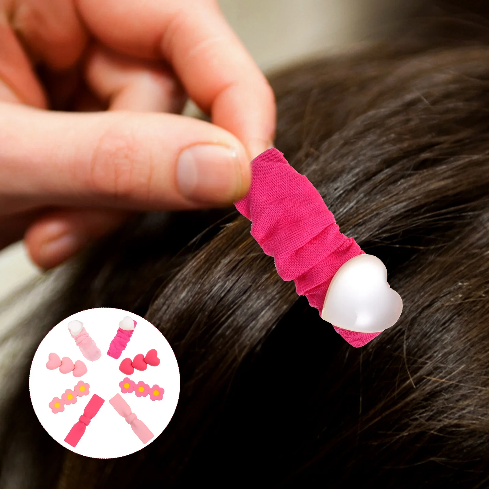 

8Pcs Kids Bow Hair Clips Adorable Hairpins Safe Durable for Girls Small Hair Accessories Party Performance Kids Hairpin